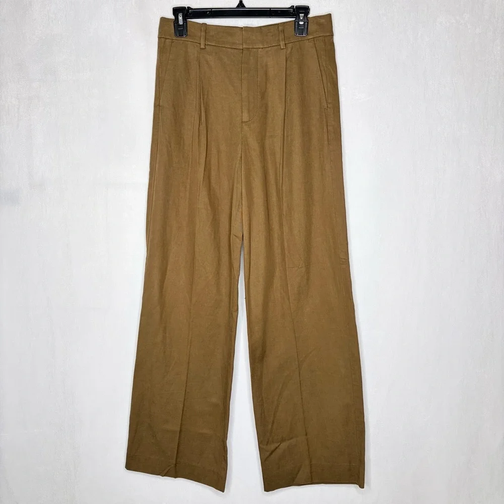 Madewell‎ The Slouchy Straight Linen Blend Pants